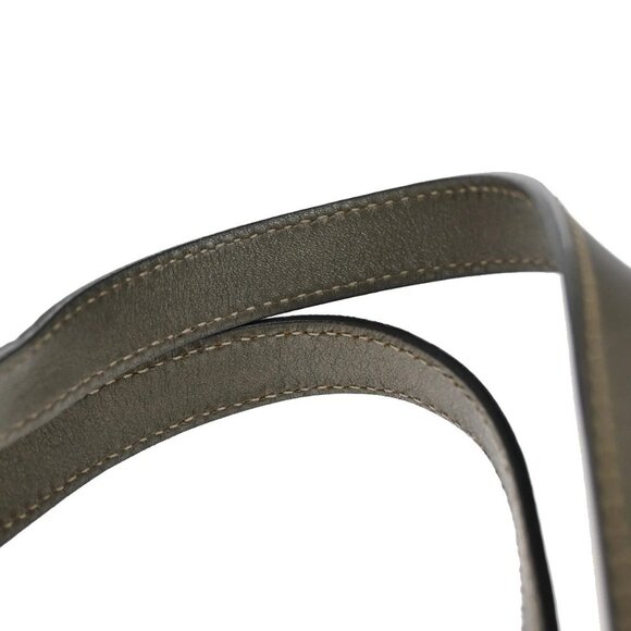 GUCCI Logo Imprime GG Pattern Shoulder Tote Bag PVC Leather Khaki Italy - Picture 15 of 16